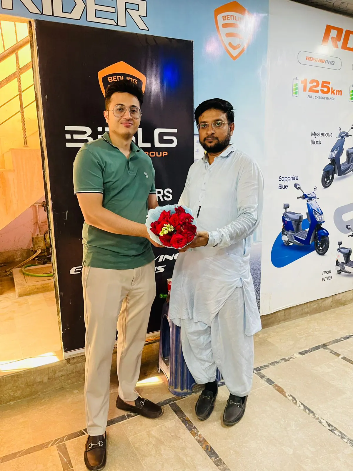 Crown Benling Electric Mobility Visits Dealerships in Karachi gallery image 3