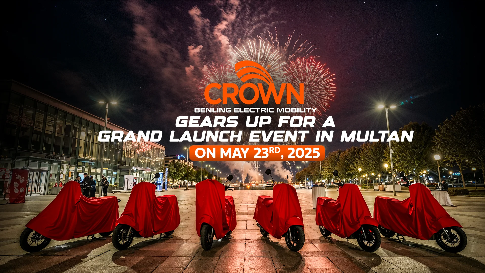 Thumbnail: Crown Electric Mobility Gears Up for a Grand Launch Event in Multan on May 23rd, 2025