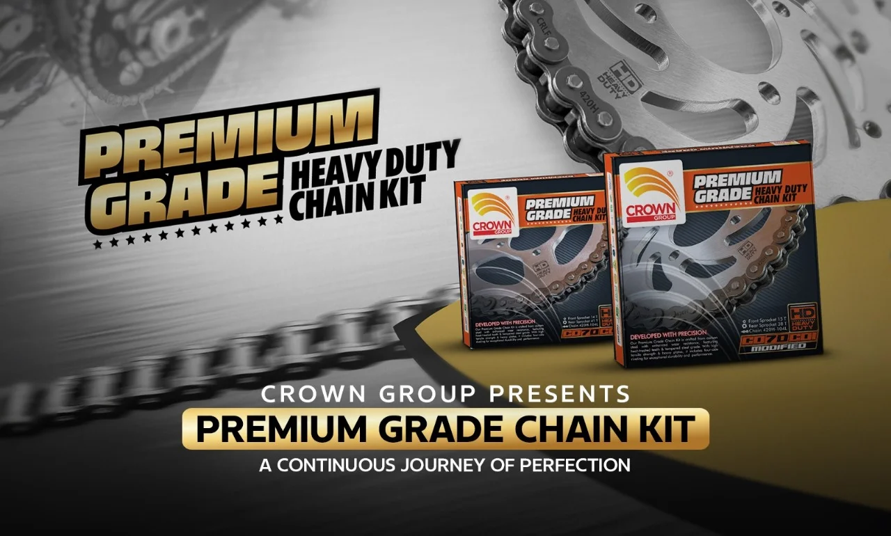 Blog cover: Crown Group Presents: Premium Grade Chain Kit – A Continuous Journey of Perfection