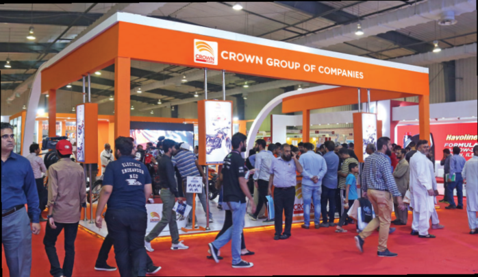 Crown Group Pakistan Auto Show 2019 — exhibition display