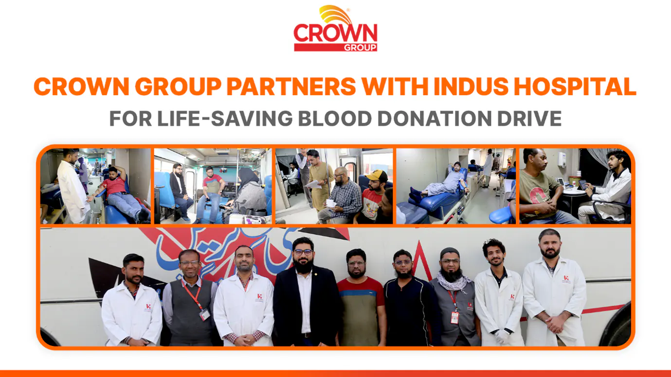 Thumbnail: Crown Group Partners with Indus Hospital for Life-Saving Blood Donation Drive