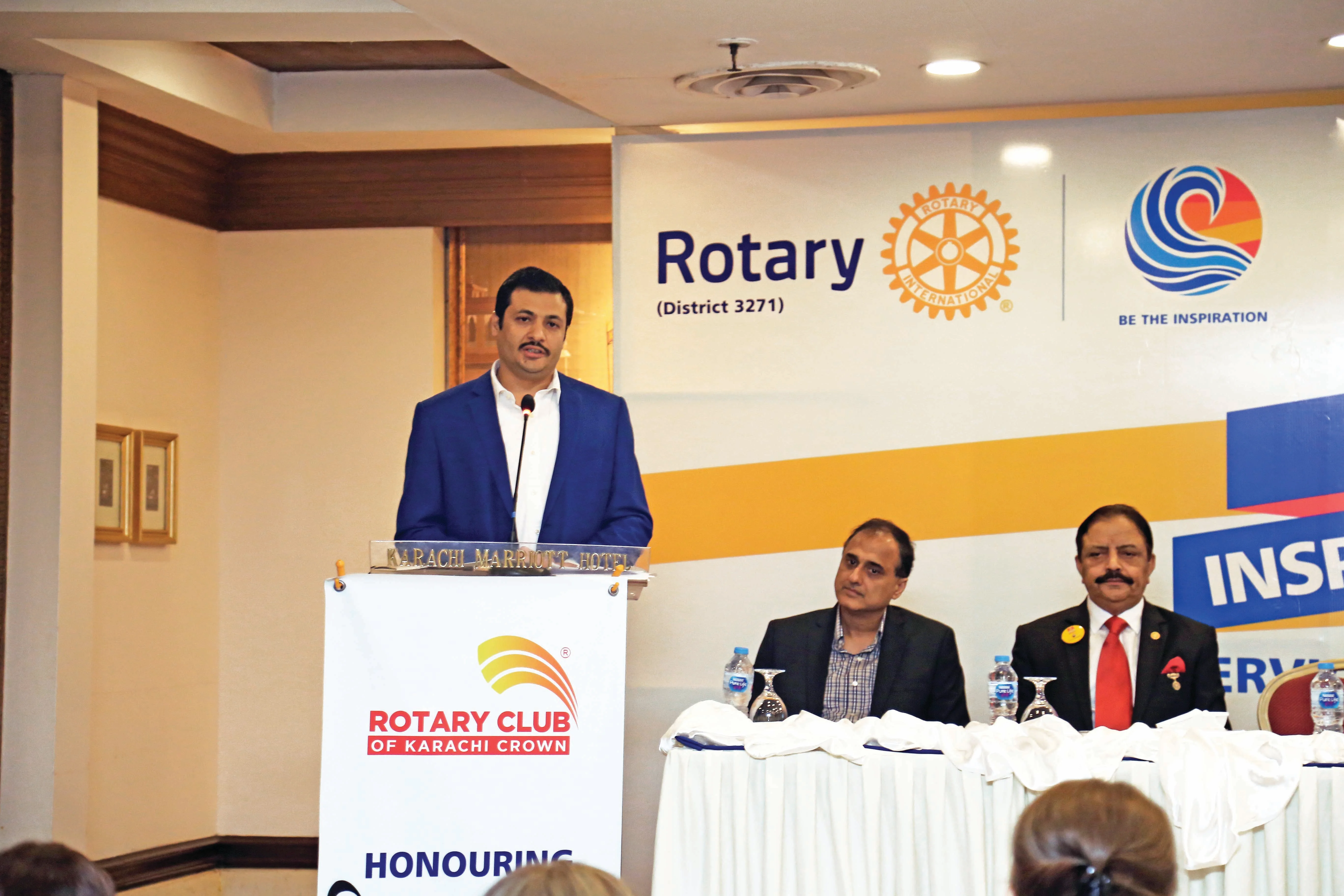Blog cover: Rotary Club of Karachi Crown: A Joint Initiative by Crown Group and Rotary Club Published