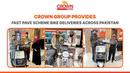 Thumbnail: Crown Group Provides Fast PAVE Scheme Bike Deliveries Across Pakistan